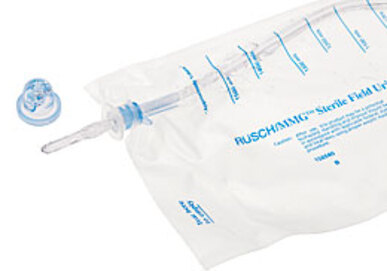 Rüsch™ MMG™ Intermittent Catheter Closed System - Single- Red Rubber, Straight