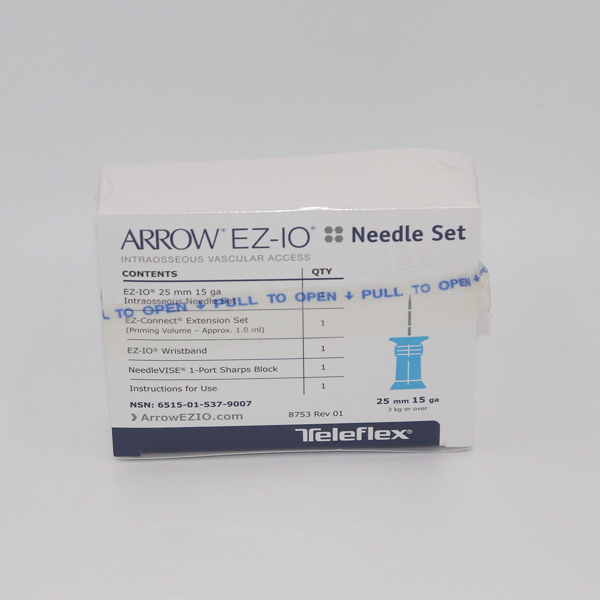 Arrow® EZ-IO® Needle Set - 25 mm | Intraosseous Access | Emergency ...