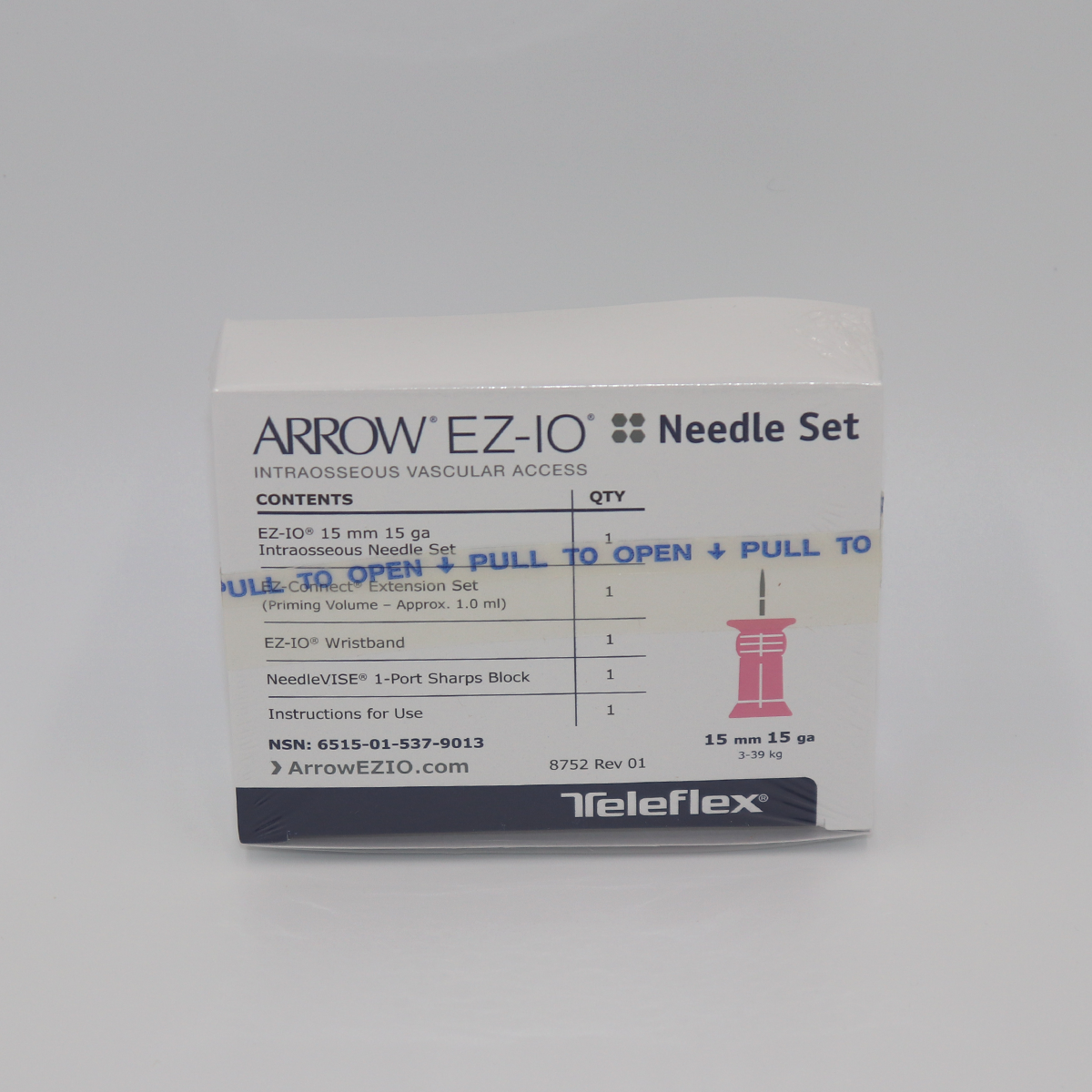 Arrow® EZ-IO® Needle Set - 15 mm | Intraosseous Access | Emergency ...