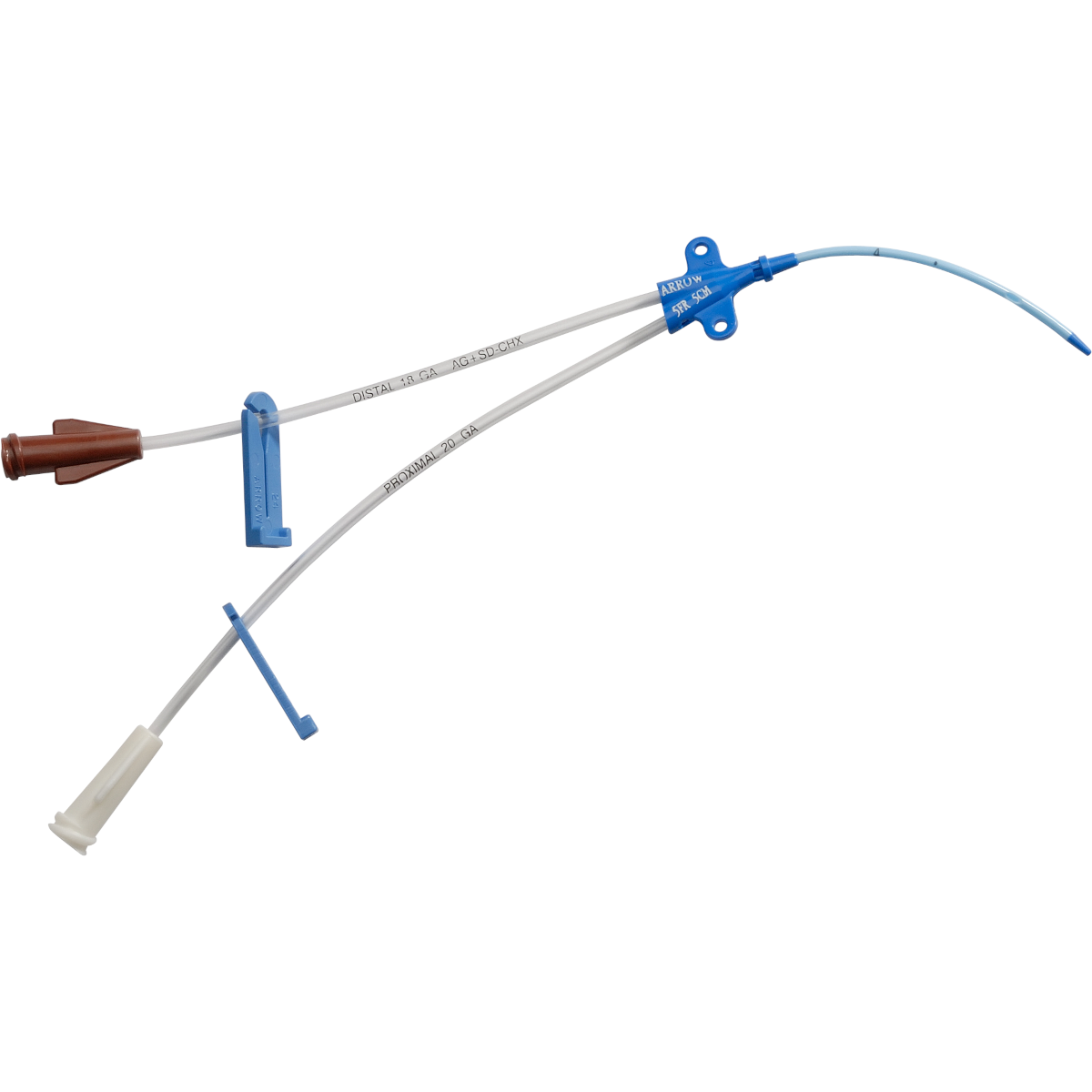 Small Vein Arrowg+ard Blue® Two-Lumen CVC | Acute CVC | Central Venous ...