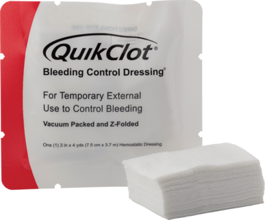 QuikClot® Public Access Bleeding Control Dressings